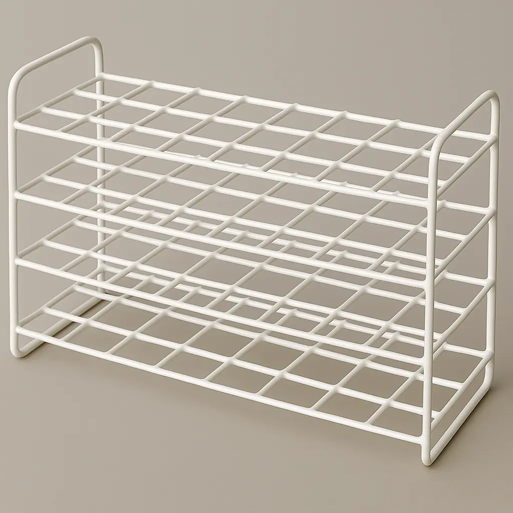 RL250123 GRADILLA DE ALAMBRE P/40 TUBOS DE 23mm  MARCA: RL LAB